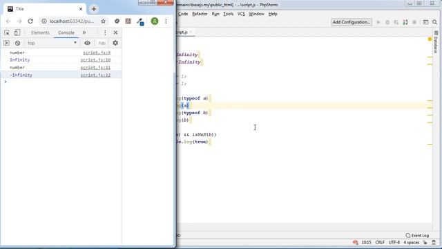 2. Основы Javascript. Типы данных number, bigint, boolean, null смотреть онлайн