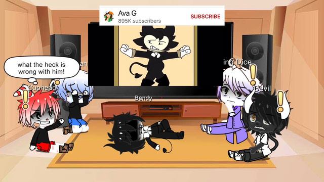 Cuphead oc Main 4 react to Bendy and the Devil Swing (Ava G) смотреть онлайн