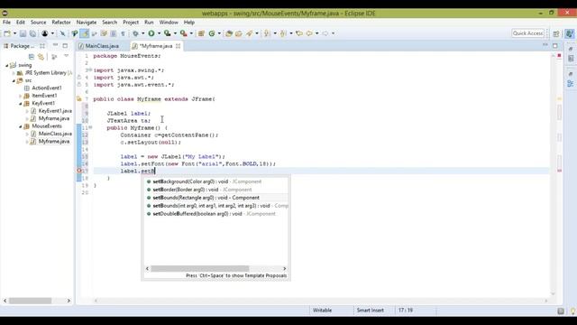 #17 Java Swing Tutorial | MouseListener in java | Listeners that support every component смотреть онлайн