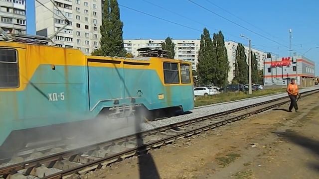 Рабочий цикл - укладка щебневого балласта смотреть онлайн