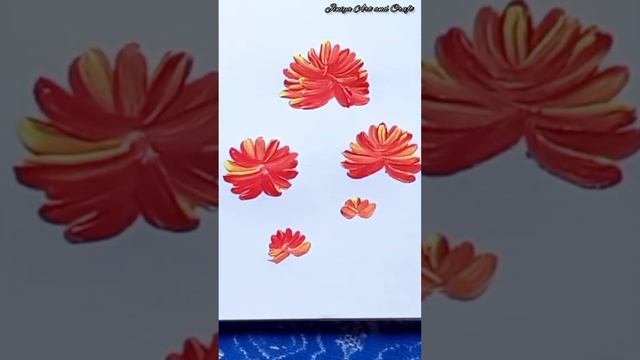 | How to paint one stroke flowers | one stroke tutorial | one stroke painting | #onestrokepainting смотреть онлайн