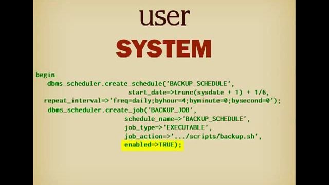 Oracle DBA Lite: an introduction to Oracle administration, part 7 смотреть онлайн