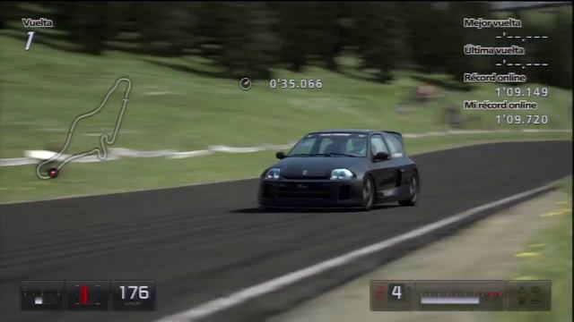 Gran Turismo 5 Prologue - 1'07.720: Renault Clio V6 tuned in Eiger Nordwand (tv) смотреть онлайн