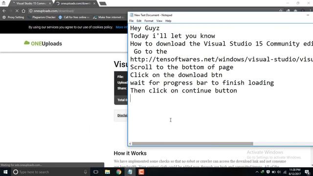 How to download Visual Studio 15 community смотреть онлайн