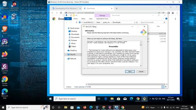 Git Installation Version 2.35.1 for CLI Demonstration смотреть онлайн