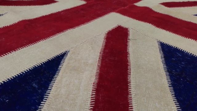 Винтажный ковер Британский флаг Union Jack смотреть онлайн
