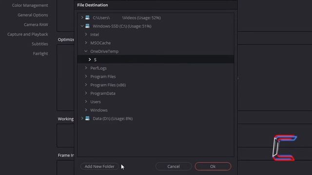 How To Change The Cache Files And Gallery Stills Storage Locations In DaVinci Resolve смотреть онлайн