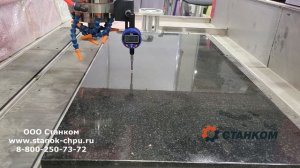 3D Сканер поверхности с индикатором на ЧПУ фрезерном станке по камню Станком DeKart