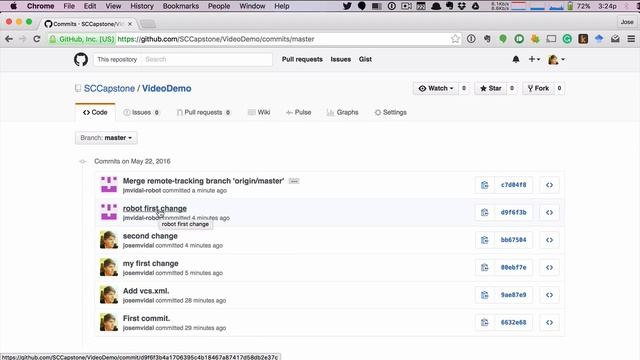 Android Studio Merge Rebase and Github Push Pull example смотреть онлайн
