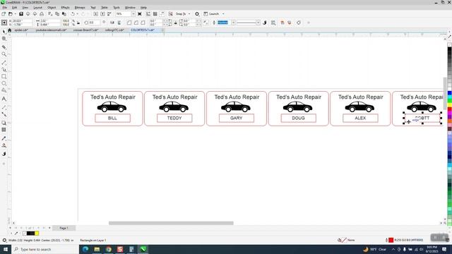 CorelDraw Tips & Tricks Macro to put names in a name tag Part 2 смотреть онлайн