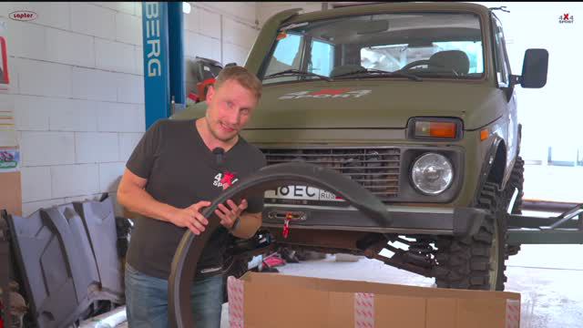 Тюнинг НИВЫ: установка силовых расширителей колёсных арок ВАЗ 2121 смотреть онлайн