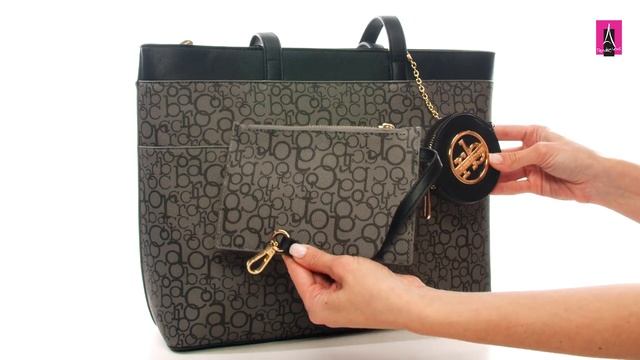 3258488 Видеообзор I Женская сумка с ручками тоут ROCCOBAROCCO GIA смотреть онлайн