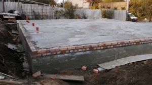 Закладка фундамента под дом