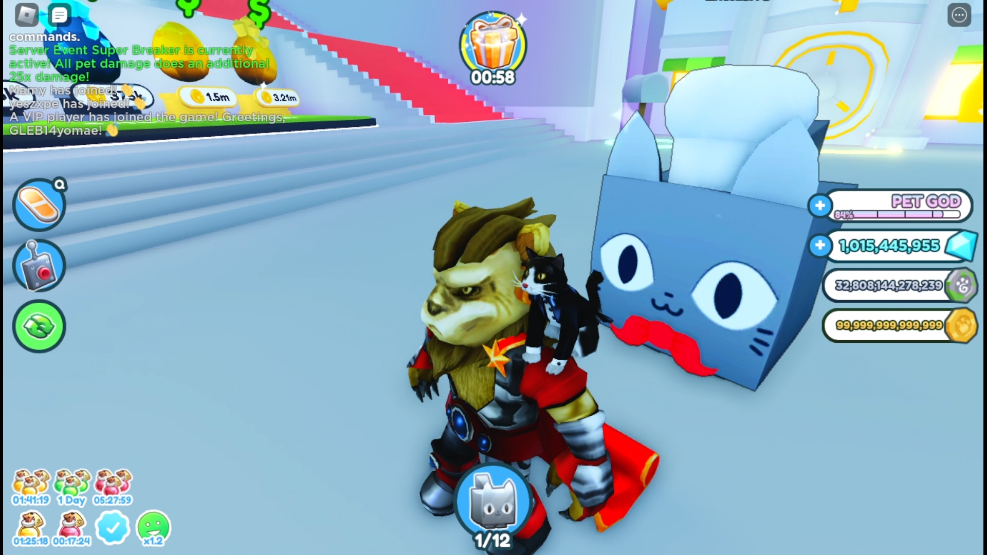 My Restaurant! в Roblox PET SIMULATOR X ТОЛЬКО 50000 ИГРОКОВ. ПОЛУЧИЛ HUGE Chef Cat