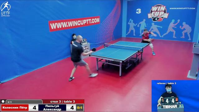 Колесник Пётр 0-3 Пильгуй Александр Восток 5 WINCUP 07.02.22 Прямая Tрансляция Зал 3 смотреть онлайн