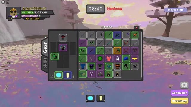 Пытаюсь выбить косметику самурая в dungeon quest в roblox! смотреть онлайн