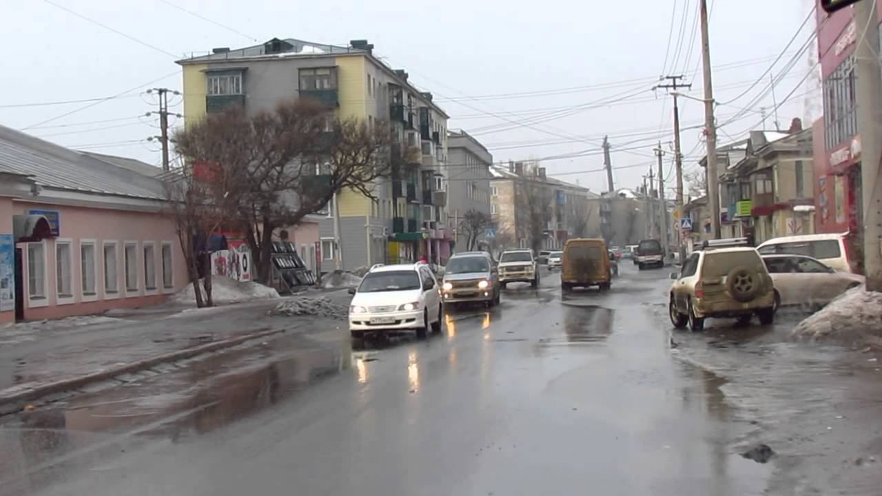 Сахалин (2). Дороги города Холмска смотреть онлайн