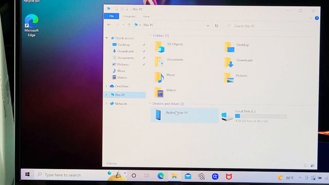 Redmi Note 11: How to Transfer Photos & Videos to Computer, PC, Laptop via cable (Windows OS) смотреть онлайн