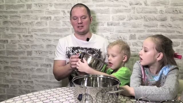 Распаковка и краткий обзор набора кастрюль GIPFEL! Определяем нержавеющая сталь или нет! смотреть онлайн