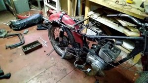 Сборка мотоцикла Минск с нуля ( 2 часть )