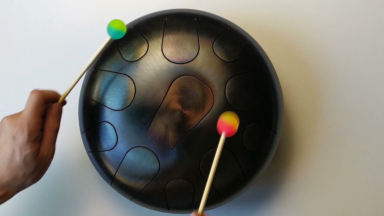 Глюкофон Pentaphone 30 см, 11 нот-лепестков, строй Lydian(Лидийский лад), округлые лепестки, 432Гц