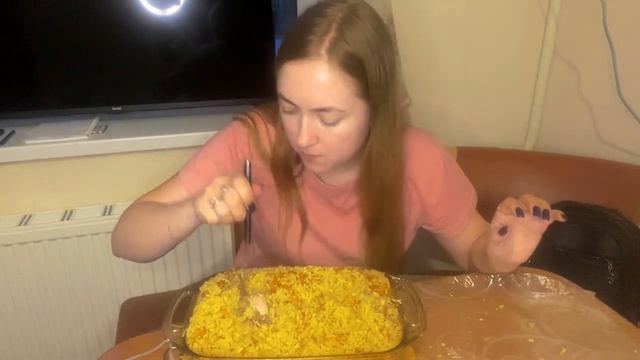 ПЛОВ В ДУХОВКЕ С КУРИНЫМИ ГОЛЕНЯМИ|МУКБАНГ