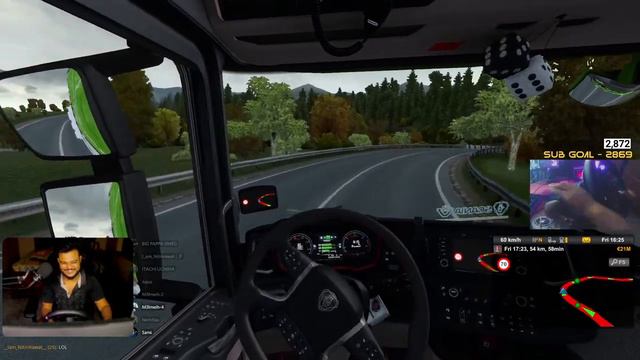 Euro Truck Simulator 2 1.45 Livestream | Local Mod | Logitech g29 Gameplay | TMP | Nexon Logistics смотреть онлайн