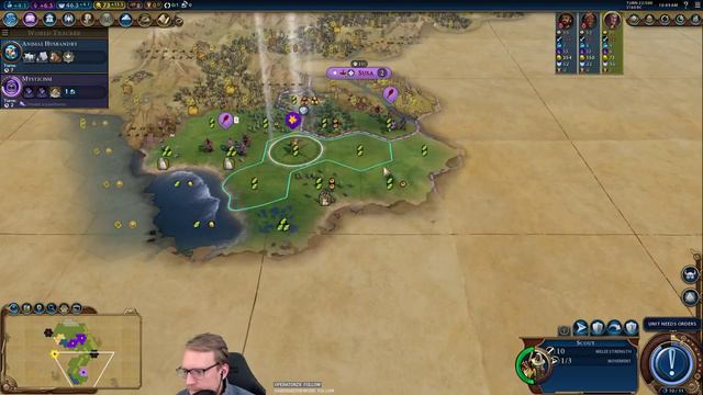 Let's Play Civilization 6: Gathering Storm - Deity - Trajan part 1 смотреть онлайн