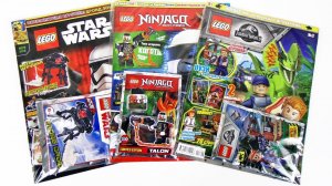 ЖУРНАЛЫ с СЮРПРИЗАМИ LEGO Ninjago, STAR WARS, Jurassic World ЛЕГО, ИГРЫ, ИГРУШКИ 2018