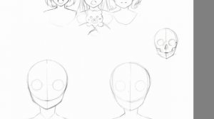 Как рисовать аниме: как рисовать аниме голову