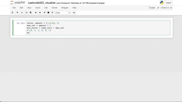 LeetCode 322 Python | Coin Change | Dynamic Programming смотреть онлайн