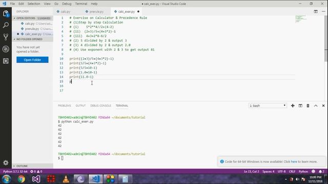 #13 Python Tutorial | Python Tutorials For Beginners | Calculator Solution (HINDI) смотреть онлайн