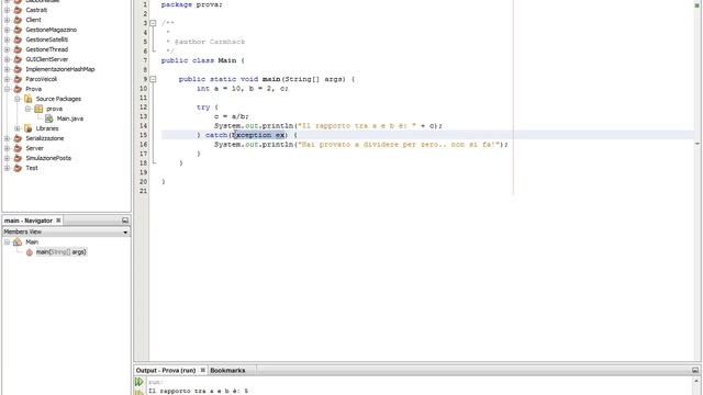 Java - 31 - Gestire le eccezioni: try-catch смотреть онлайн