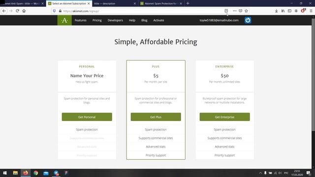 Установка плагина Akismet Wordpress Plugin смотреть онлайн