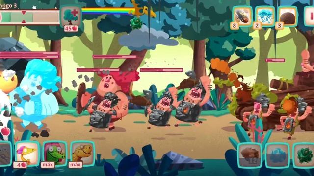 DINO BASH NIVEL 130 NUEVO PROYECTIL CHOQUE DE HELADAS (NEW PROJECTILE) смотреть онлайн