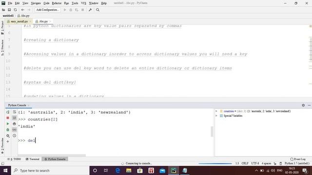#18 Python Tutorials From Scratch | Dictionaries смотреть онлайн