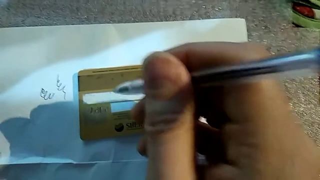 Подпись на банковской карте. смотреть онлайн