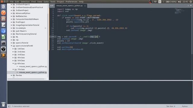 OpenCV Python Tutorial For Beginners 9 - More Mouse Event Examples in OpenCV Python смотреть онлайн