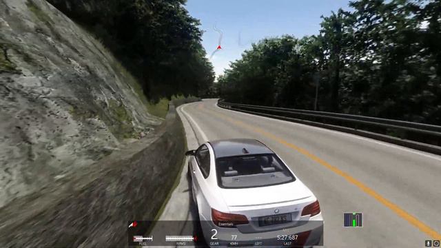 Assetto Corsa - EK Tsubaki Line Real Downhill - BMW M3 E92 drift [5:21:547] смотреть онлайн