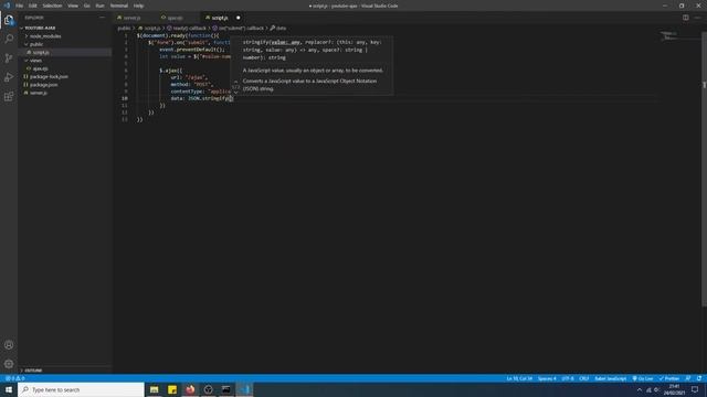 NodeJS. Send a POST request using AJAX in under 6 minutes. смотреть онлайн