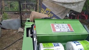 Заправка нити в мини пресс подборщик YK0850 Threading the mini baler YK0850 Установка большой бобин