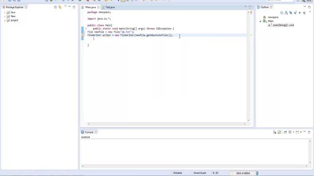 How to write to file by using Java смотреть онлайн