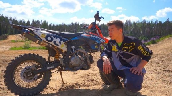 ОБЗОР НА ПИТБАЙК YCF BIGY 190 MX - свапнутый мотор Zongshen 190