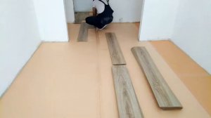 Укладка ламината 60 м2 одним контуром тайм-лапс