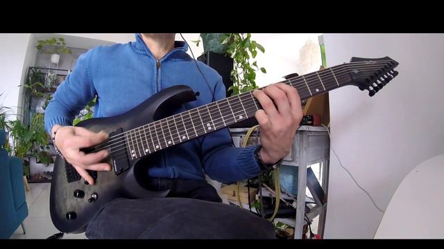 Harley  Benton MultiScale 8 QBB  Cheap Guitar Short Instrumental Metal Song