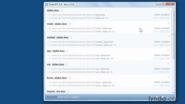 [Lynda.com] CSS с LESS и SASS - 07 - Использование LESS на стороне клиента смотреть онлайн