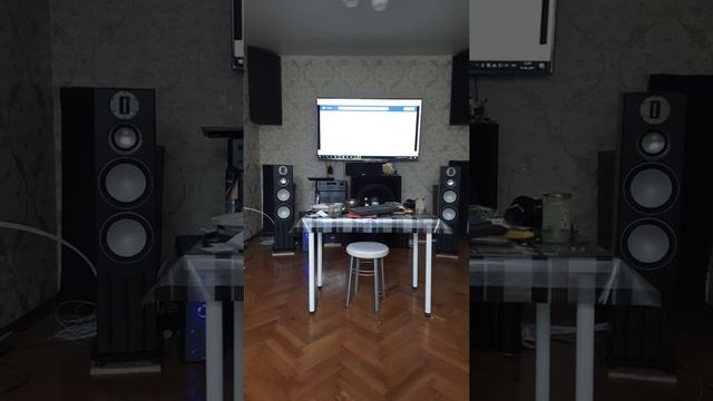 Monitor Audio Platinum. Rotel 1590. смотреть онлайн