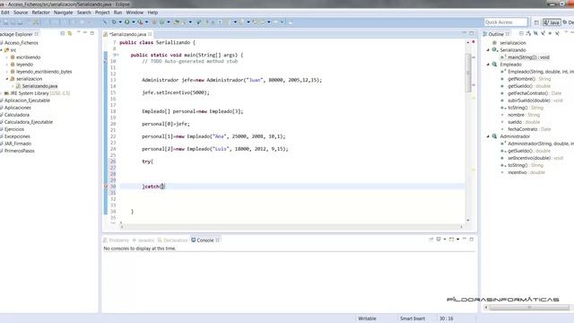 Curso Java. Serialización. Vídeo 157 смотреть онлайн