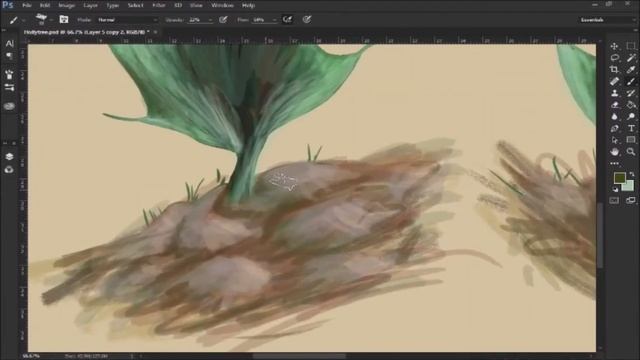 Thorn Trees Concept Art Creation смотреть онлайн