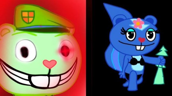 Flippy becoming suspicious (Флиппи становится подозрительным)